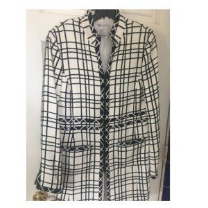 Worth Black.White Plaid Jacket